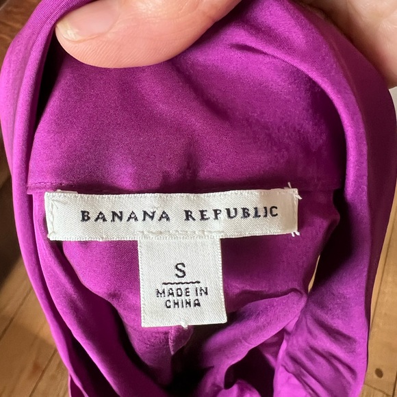 Banana Republic women’s purple silk mini dress - Picture 7 of 9